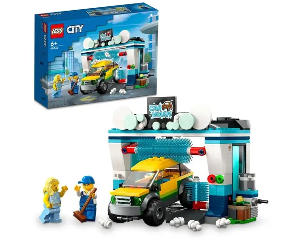 LEGO® City - Spalatorie de masini 60362, 243 piese