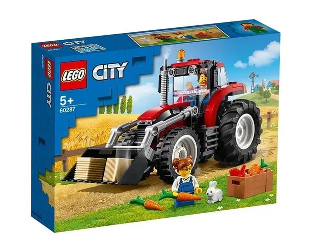 LEGO City Tractor 60287, 5 ani+, 148 piese