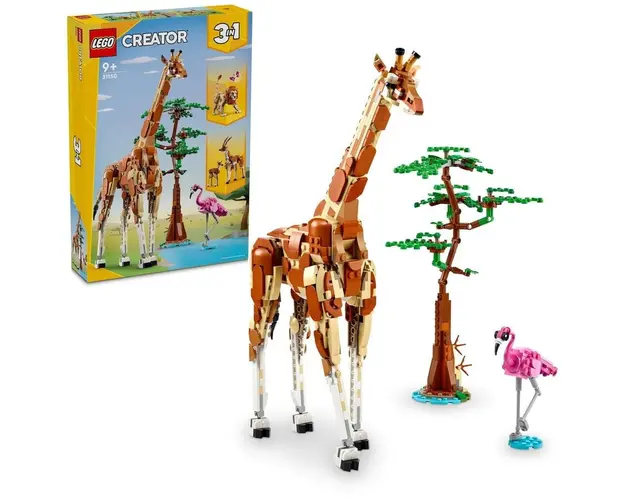 LEGO® Creator 3 in 1 - Animale salbatice din safari 31150, 780 piese