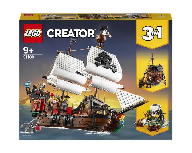 LEGO Creator 3 in 1 - Corabie de pirati 31109, 1264 piese