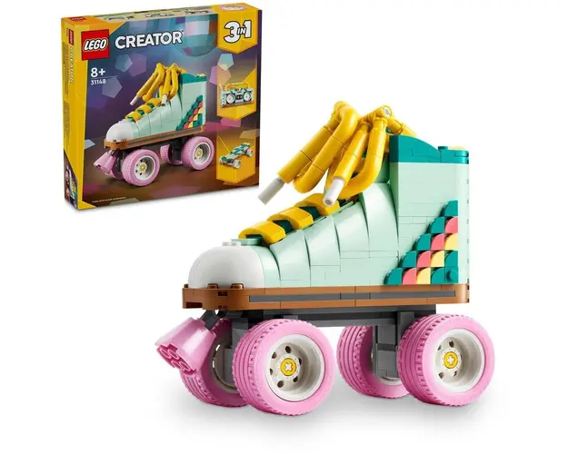 LEGO® Creator 3 in 1 - Patina cu rotile retro 31148, 342 piese