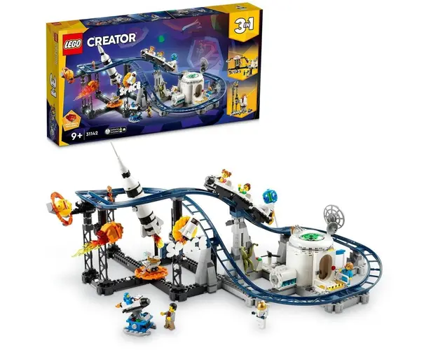 LEGO® Creator 3 in 1 - Roller-coaster spatial 31142, 874 piese