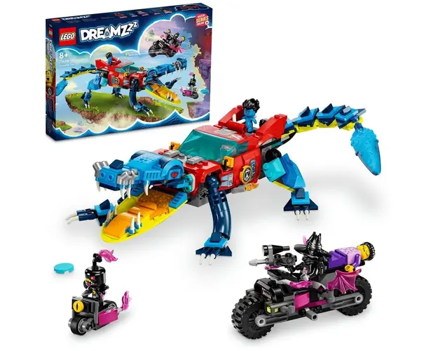 LEGO® DREAMZzz - Masina-crocodil 71458, 494 piese
