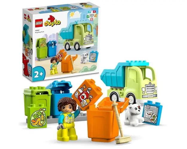 LEGO® DUPLO - Camion de reciclare 10987, 15 piese