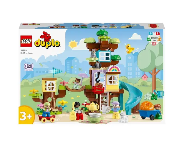 LEGO® DUPLO - Casa din copac 3 in 1 10993, 126 piese
