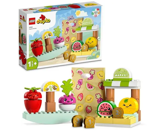 LEGO® DUPLO® - Prima mea piata de produse bio 10983, 40 piese