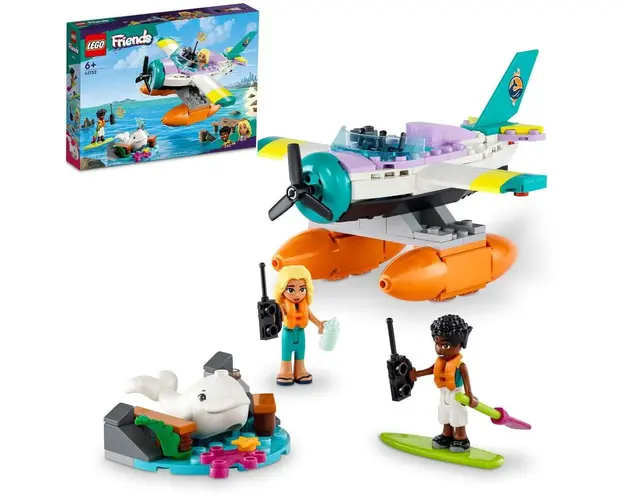 LEGO® Friends - Avion de salvare pe mare 41752, 203 piese