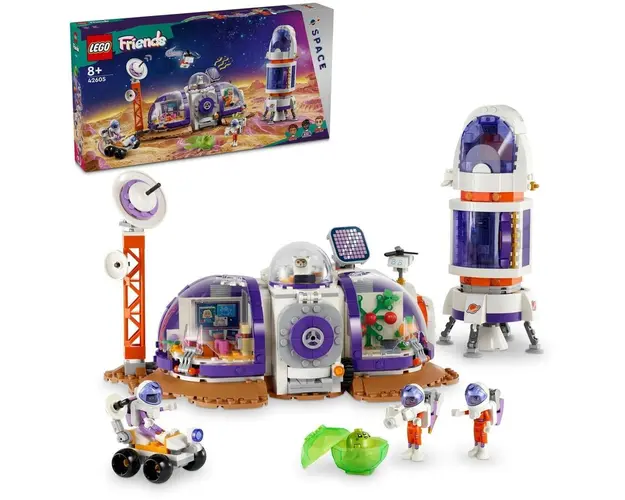 LEGO® Friends - Baza spatiala si racheta pe marte 42605, 981 piese