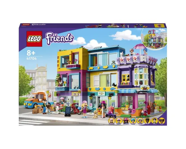 LEGO® Friends - Cladirea de pe Strada principala 41704, 1682 piese