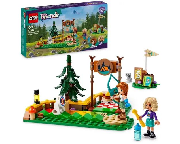 LEGO® Friends - Poligonul de tir cu arcul din tabara de aventuri 42622, 157 piese