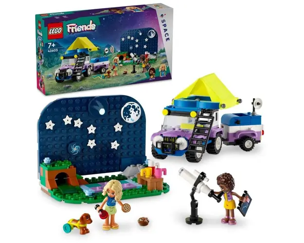 LEGO® Friends - Vehicul de camping pentru observarea stelelor 42603, 364 piese
