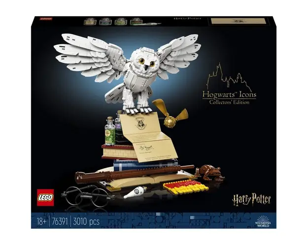 LEGO® Harry Potter - Embleme Hogwarts™ - Editie de colectie 76391, 3010 piese