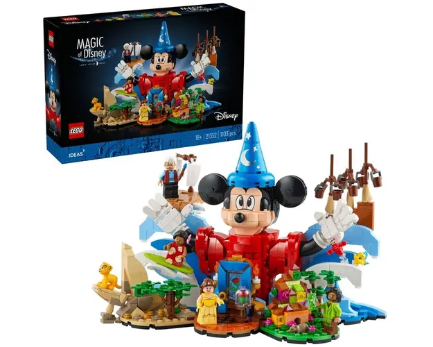 LEGO® Ideas - Magia Disney 21352, 1103 piese
