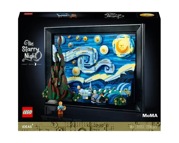 LEGO® Ideas - Vincent van Gogh - Noapte instelata 21333, 2316 piese