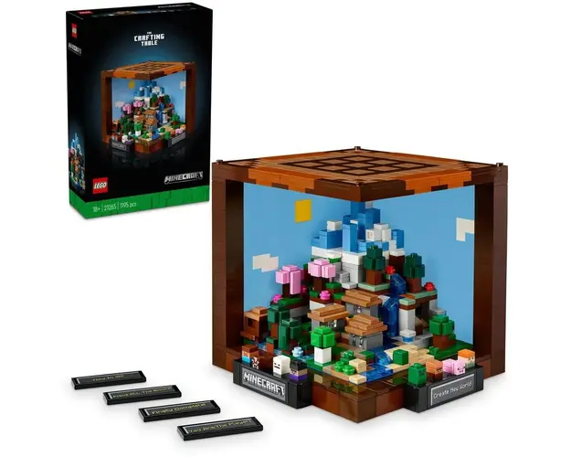 LEGO® Minecraft - Masa de lucru 21265, 1195 piese