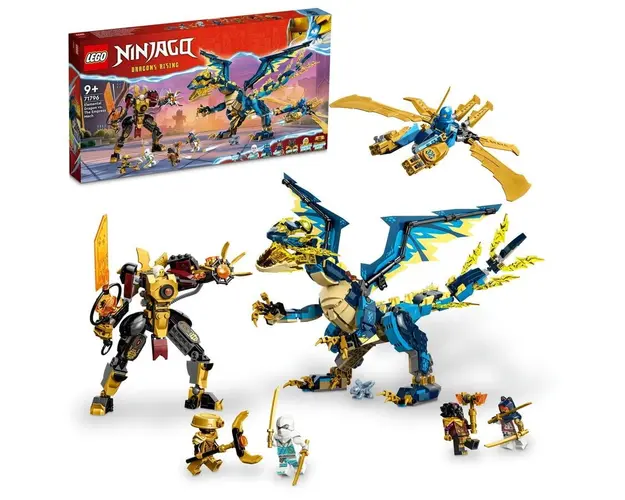 LEGO® Ninjago - Dragonul stihie vs. robotul imparatesei 71796, 1038 piese