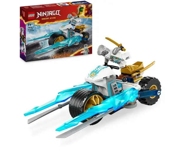 LEGO® Ninjago® - Motocicleta de gheata a lui Zane 71816, 84 piese