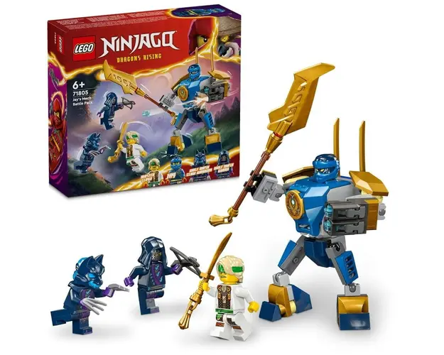 LEGO® Ninjago® - Pachet de lupta robotul lui Jay 71805, 78 piese