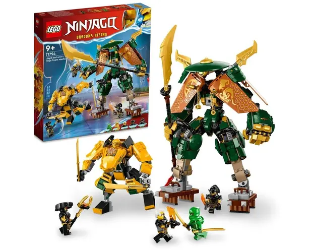 LEGO® Ninjago - Robotii din echipa ninja a lui Lloyd si Arin 71794, 764 piese