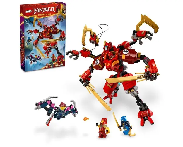LEGO® NINJAGO® - Robotul ninja catarator al lui Kai 71812, 623 piese