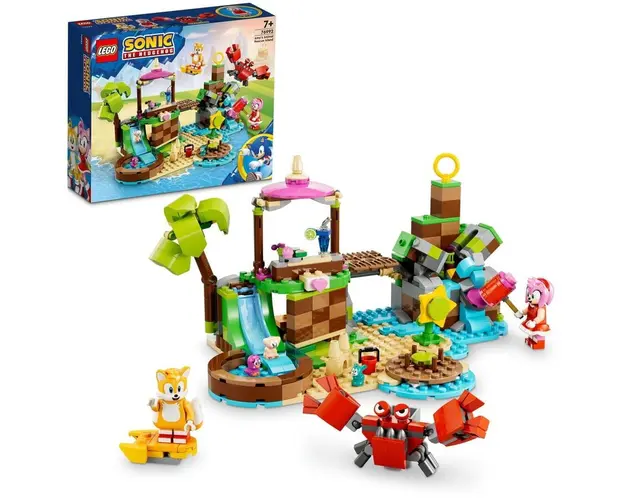 LEGO® Sonic - Insula lui Amy pentru salvarea animalelor 76992, 388 piese