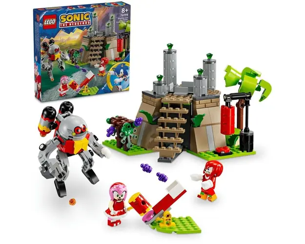 LEGO® Sonic - Knuckles si Altarul Master Emerald 76998, 325 piese