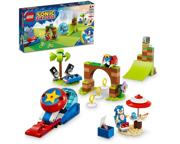 LEGO® Sonic - Provocarea cu sfera de viteza a lui Sonic 76990, 292 piese