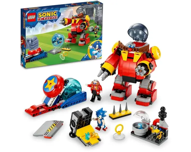 LEGO® Sonic - Sonic vs. Robotul Death Egg al Dr. Eggman 76993, 615 piese
