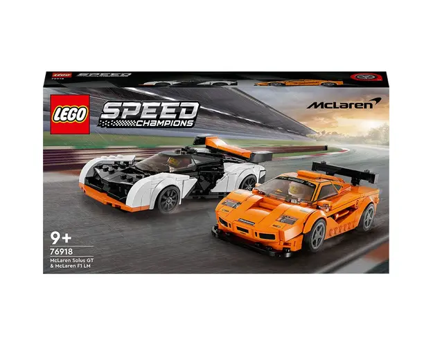 LEGO® Speed Champions - McLaren Solus GT si McLaren F1 LM 76918, 581 piese