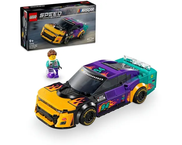 LEGO® Speed Champions - NASCAR® Next Gen Chevrolet Camaro ZL1 76935, 328 piese