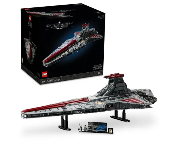 LEGO® Star Wars™ - Crucisator de atac al republicii din clasa Venator 75367, 5374 piese