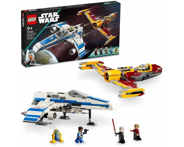LEGO® Star Wars™ - E-Wing al Noii Republici vs Starfighter-ul lui Shin Hati 75364, 1056 piese