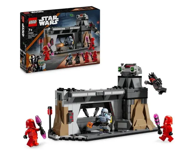 LEGO® Star Wars™ - Lupta dintre Paz Vizsla™ si Moff Gideon™ 75386, 289 piese