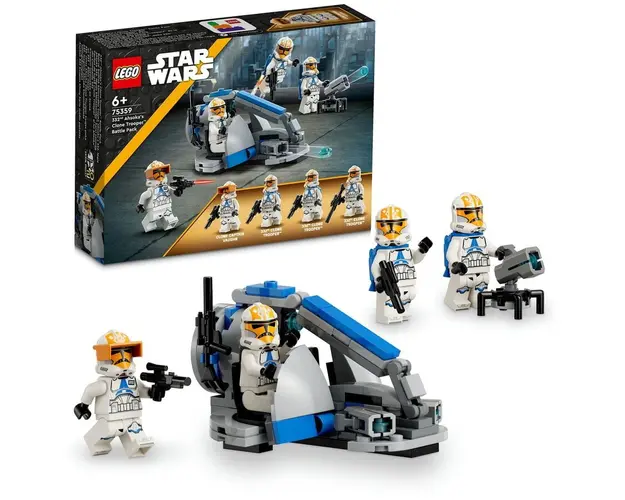 LEGO® Star Wars - Pachet de lupta Clone Trooper™ al lui Ahsoka™ din Compania 332 75359,108 piese