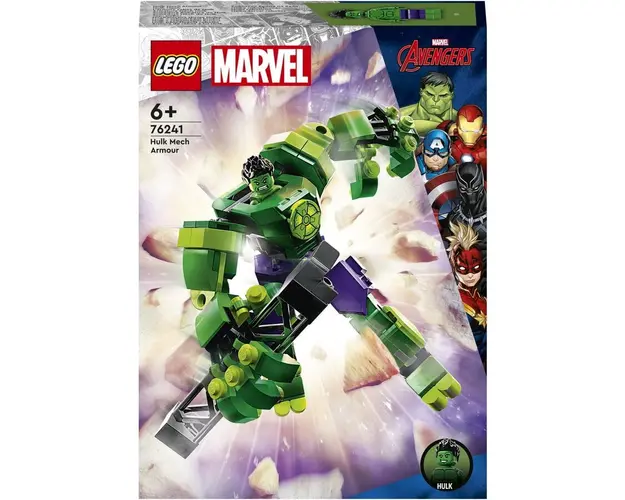 LEGO® Super Heroes - Armura de robot a lui Hulk 76241, 138 piese