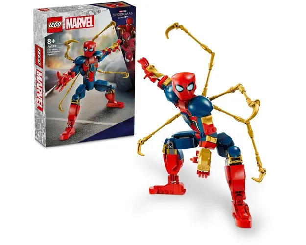 LEGO® Super Heroes - Figurina de constructie Omul Paianjen de fier 76298, 303 piese