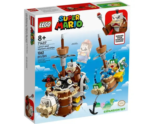 LEGO® Super Mario - Set de extindere - Zepelinele lui Larry si Morton 71427, 1062 piese