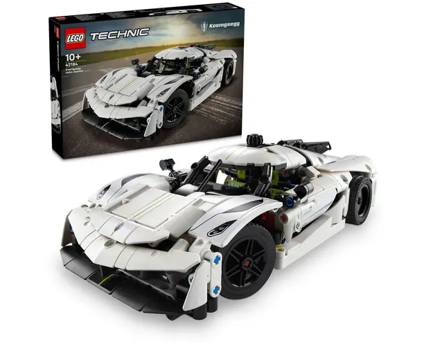 LEGO® Technic - Hipermasina Koenigsegg Jesko Absolut alba 42184, 801 piese