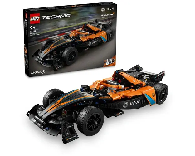 LEGO® Technic - Neom Mclaren Formula E race car 42169, 452 piese