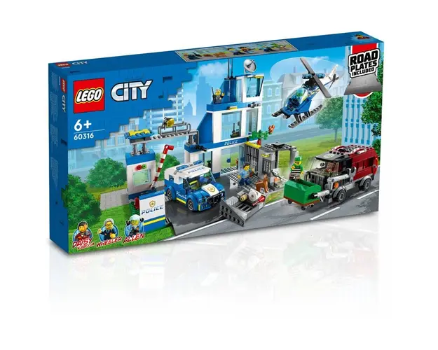 LEGO City Sectie de politie 60316, 668 piese