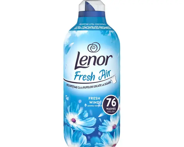 Balsam de rufe Lenor Fresh Air Effect Fresh Wind, 1064 ml, 76 spalari