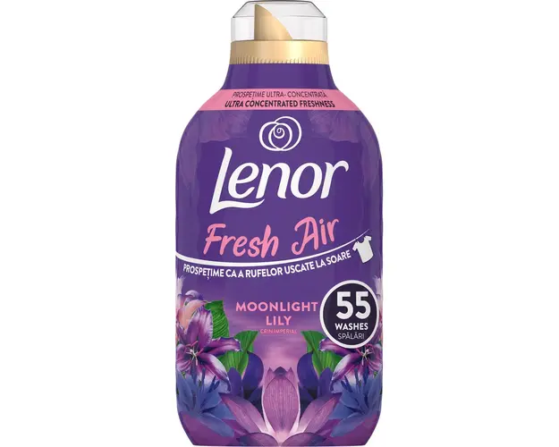 Balsam de rufe Lenor Fresh Air Effect Moonlight Lily, 770 ml, 55 spalari