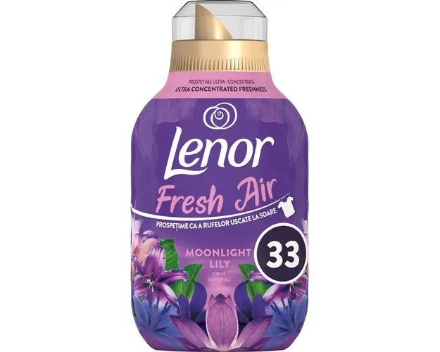 Balsam de rufe Lenor Fresh Air Moonlight Lily, 462 ml, 33 spalari