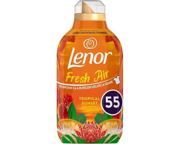 Balsam de rufe Lenor Fresh Air Tropical Sunset, 770 ml, 55 spalari