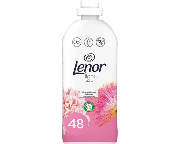 Balsam de rufe Lenor Silk Tree Blossom &amp;Peony, 1.2L, 48 spalari