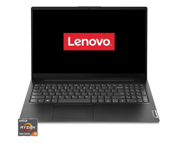 Laptop 15.6&#039;&#039; V15 G4 AMN, FHD, Procesor AMD Ryzen™ 3 7320U (4M Cache, up to 4.1 GHz), 8GB DDR5, 512GB SSD, Radeon 610M, No OS, Business Black