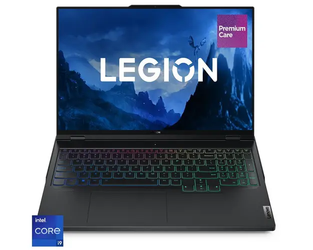 Laptop Gaming Lenovo Legion Pro 7 16IRX9H cu procesor Intel® Core™ i9-14900HX, pana la 5.8GHz, 16&#039;&#039;, WQXGA, IPS, 240Hz, 32GB DDR5, 1TB SSD, NVIDIA® GeForce RTX™ 4090 16GB GDDR6, No OS, Eclipse Black, 3y on-site, Premium Care