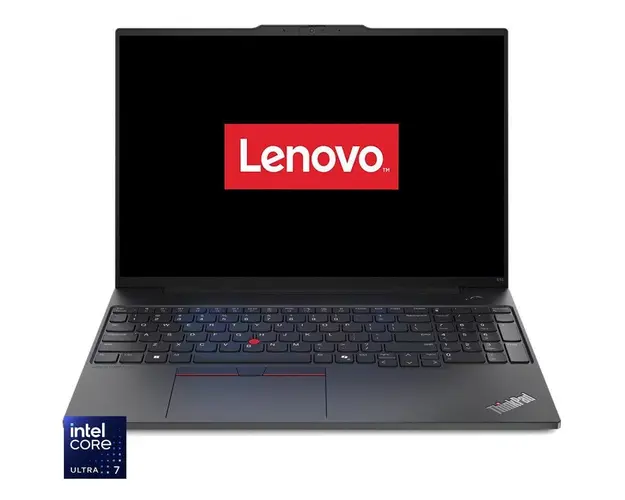 Laptop Lenovo 16&#039;&#039; ThinkPad E16 Gen 2, WUXGA IPS, Procesor Intel® Core™ Ultra 7 155H (24M Cache, up to 4.80 GHz), 32GB DDR5, 1TB SSD, Intel Arc, No OS, Black