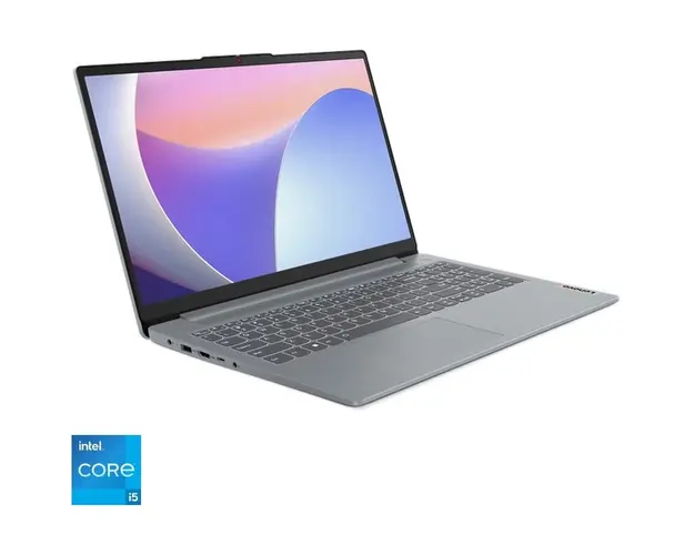 Laptop Lenovo IdeaPad Slim 3 15IAH8 cu procesor Intel® Core™ i5-12450H pana la 4.4GHz, 15.6 Full HD, 8GB LPDDR5, 512GB SSD, Intel® UHD Graphics, No OS, Arctic Grey