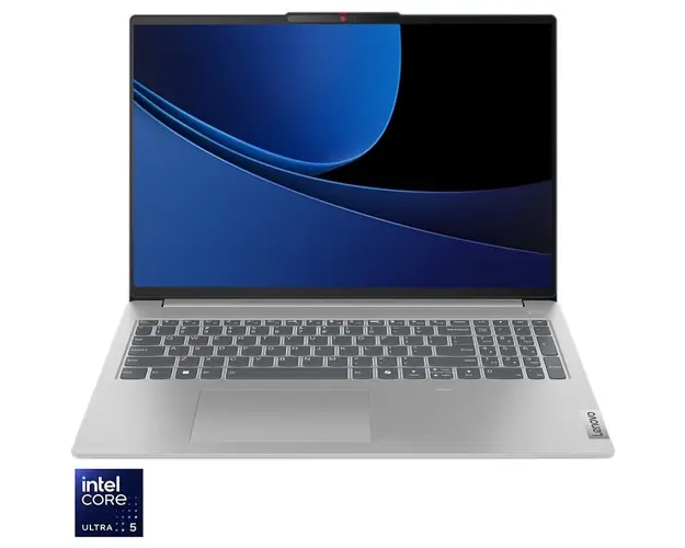 Laptop Lenovo IdeaPad Slim 5 16IMH9 cu procesor Intel® Core™ Ultra 5 125H pana la 4.5GHz, 16, WUXGA, IPS 60Hz, 32GB LPDDR5x, 1TB SSD, Intel® Arc™ Graphics, No OS, Cloud Grey
